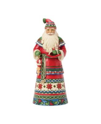 Heartwood Creek Santa Laplander with Reindeer Figurine