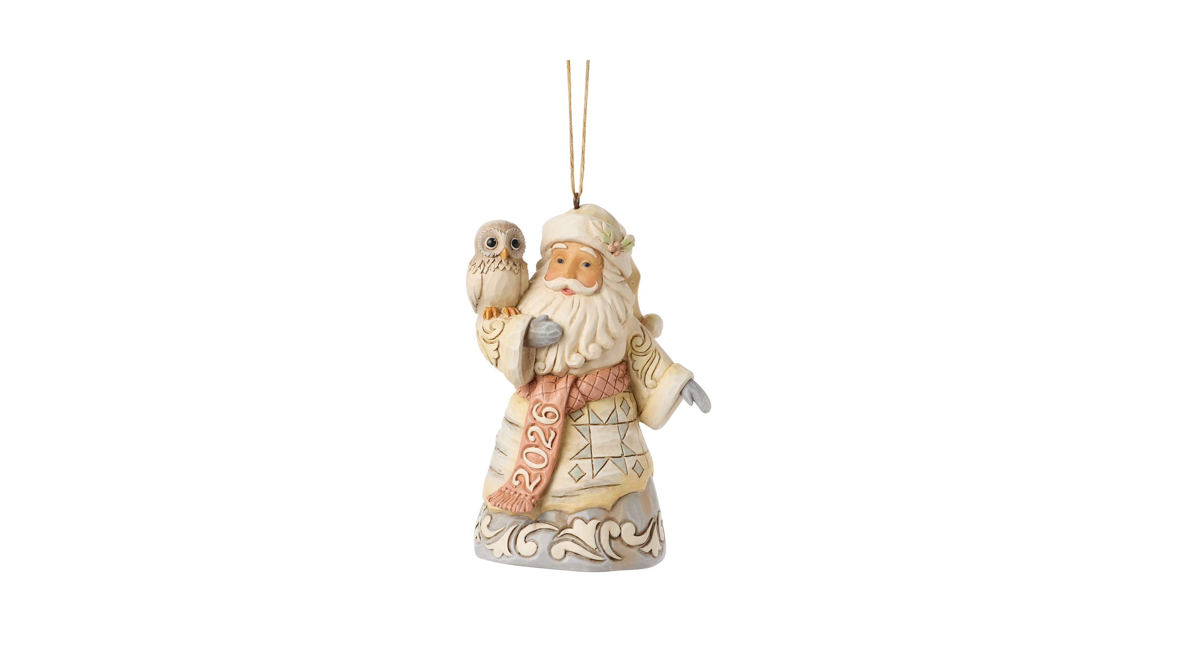 Jim Shore Heartwood Creek Woodland Dated 2026 Santa Ornament