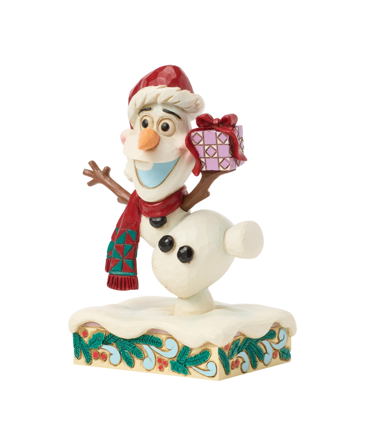 Jim Shore Disney Traditions Fig Christmas Olaf Personality Pose