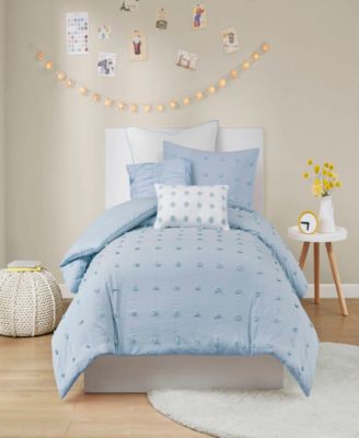 Brooklyn Jacquard Cotton 5-Pc. Comforter Set, Twin/Twin XL