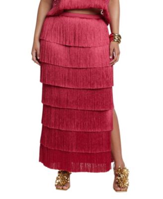 Plus Size Maxi Skirt