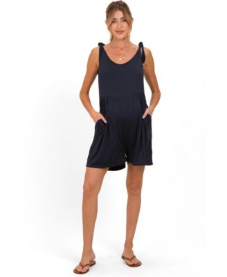 Women's Red Knot Strap Romper