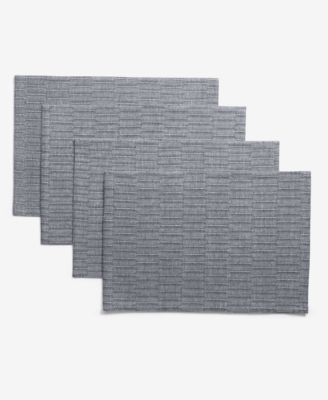 Textured Cotton Placemats, Set of 4