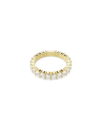 Swarovski Gold-Tone Plated Matrix Vittore Band Ring - Gold
