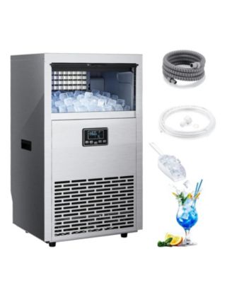 144 lbs/24H Commercial Ice Maker, 29 lbs Ice Storage