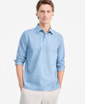Men's Long-Sleeve Plaid Shirt