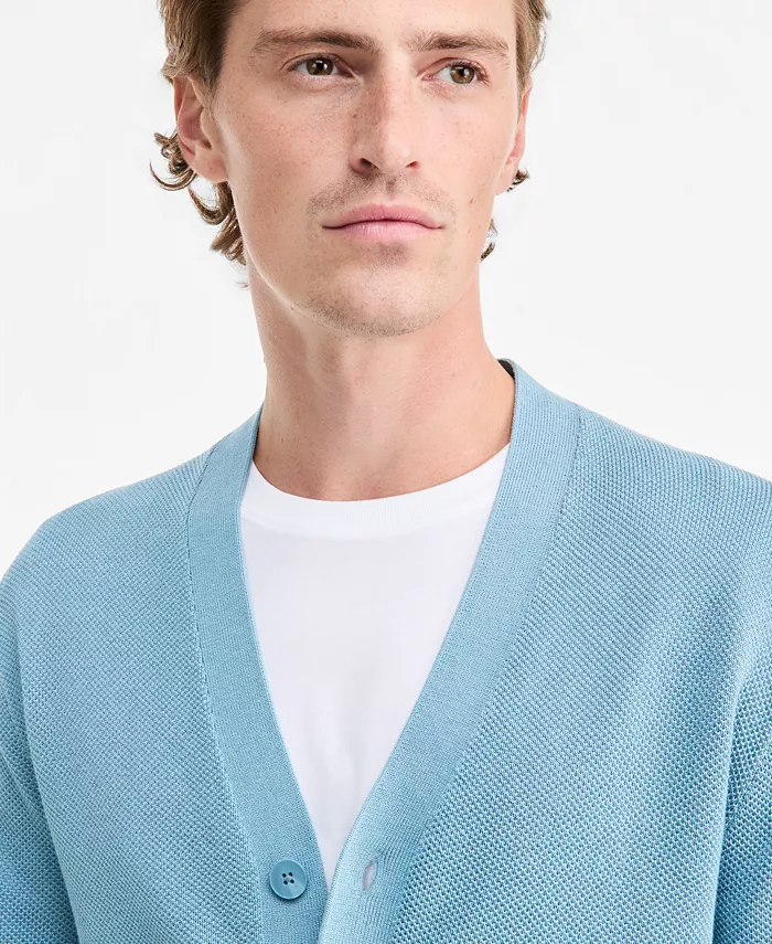 Men's Button-Up Cardigan Sweater - thumbnail 3