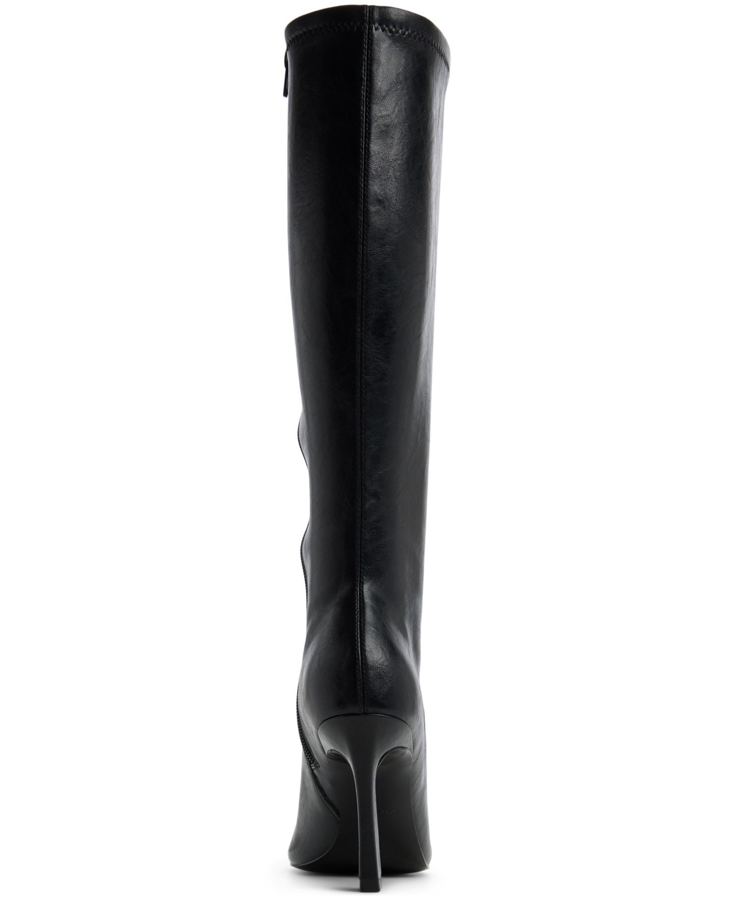 Женские ботинки ALDO Jullieta Sculpted Heel Dress Boots, цвет: Чёрный гладкий — фото 3