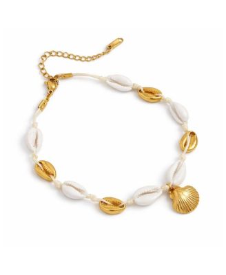Mixed Shell Chain Anklet