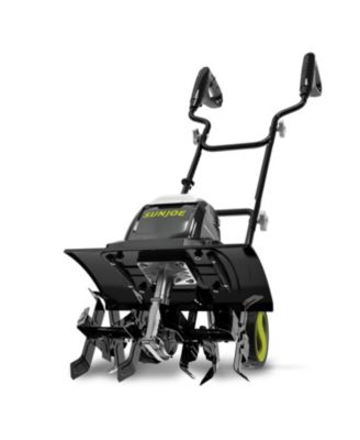 Electric Garden Tiller Cultivator, Steel Tines, 15 Amp, 15.7inch, TJ605E