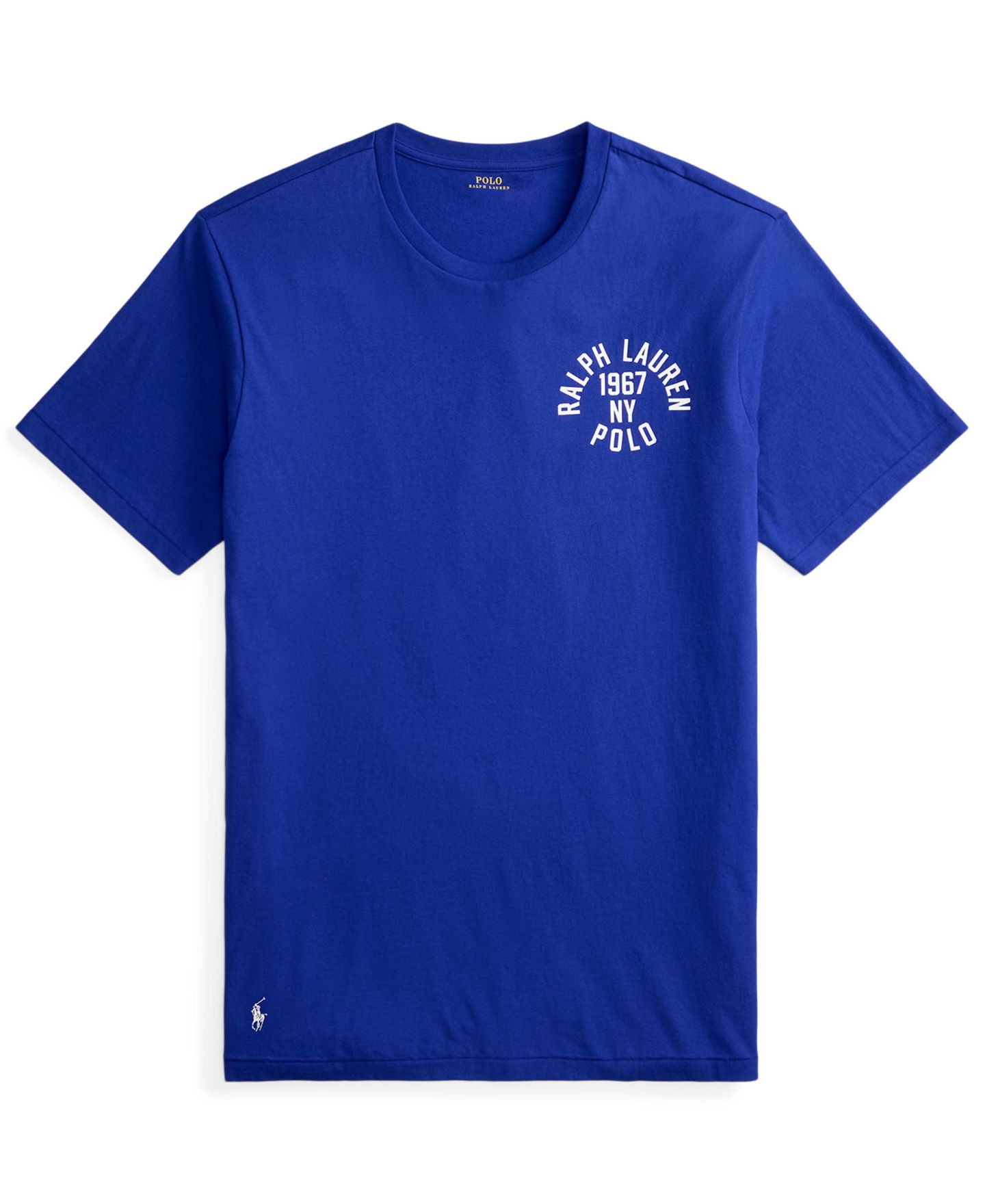 Мужская футболка Polo Ralph Lauren Big & Tall Graphic, цвет: Королевский синий — фото 5