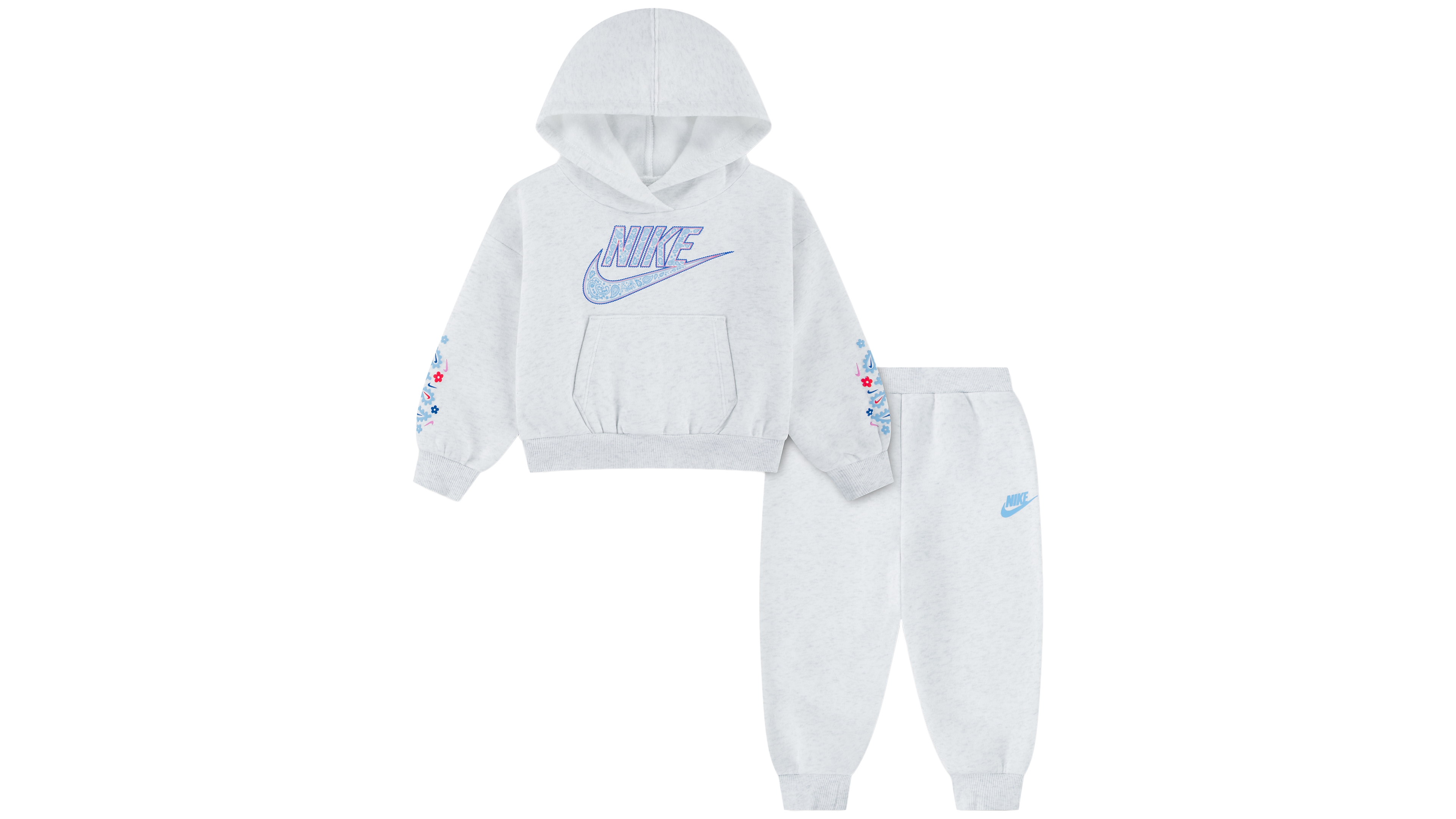 Nike Toddler Girls' 2T-4T Retro Remix Hoodie and Joggers, 2-Piece Set