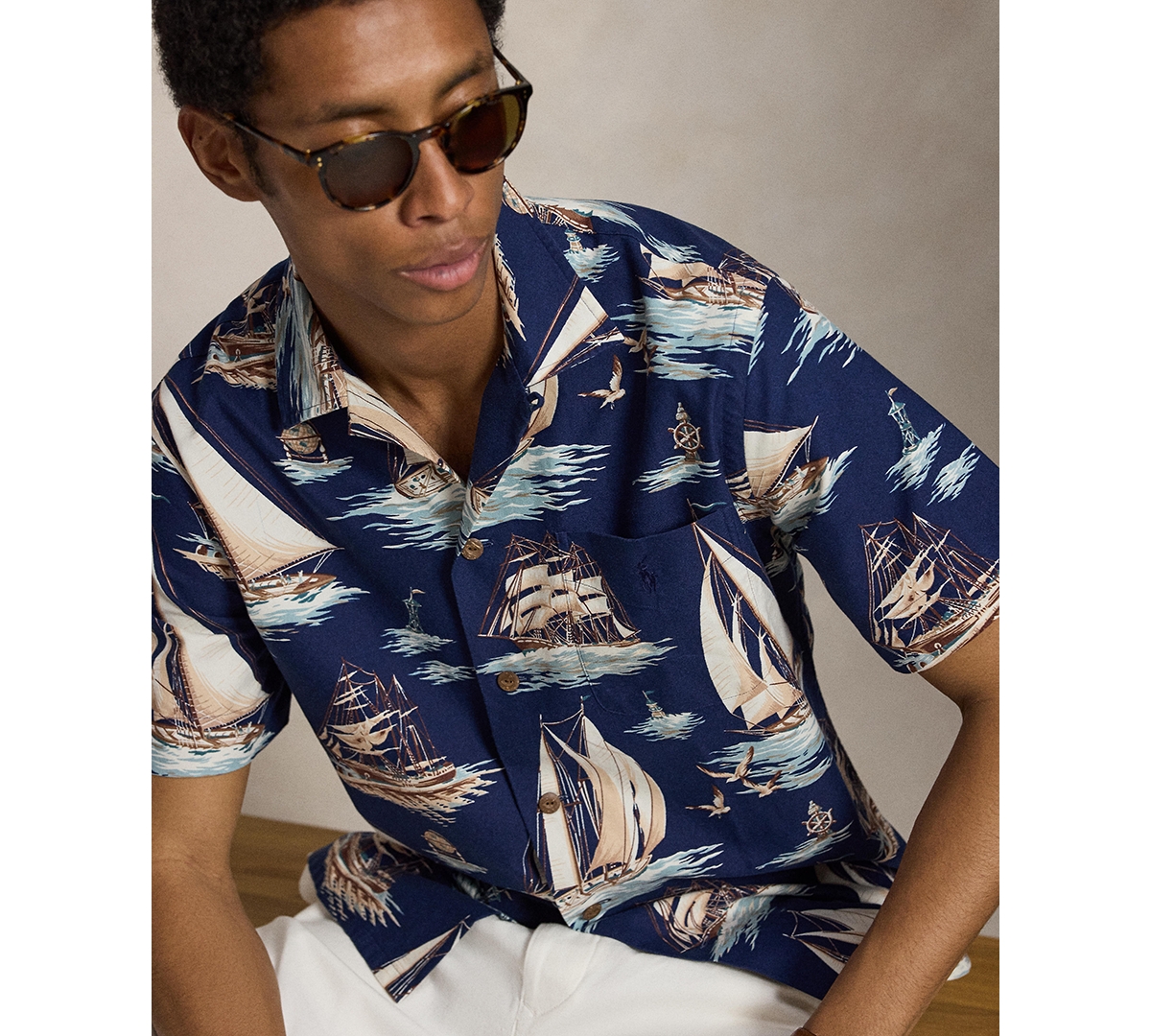 Polo Ralph Lauren Men's Classic-Fit Short-Sleeve Oxford Shirt
