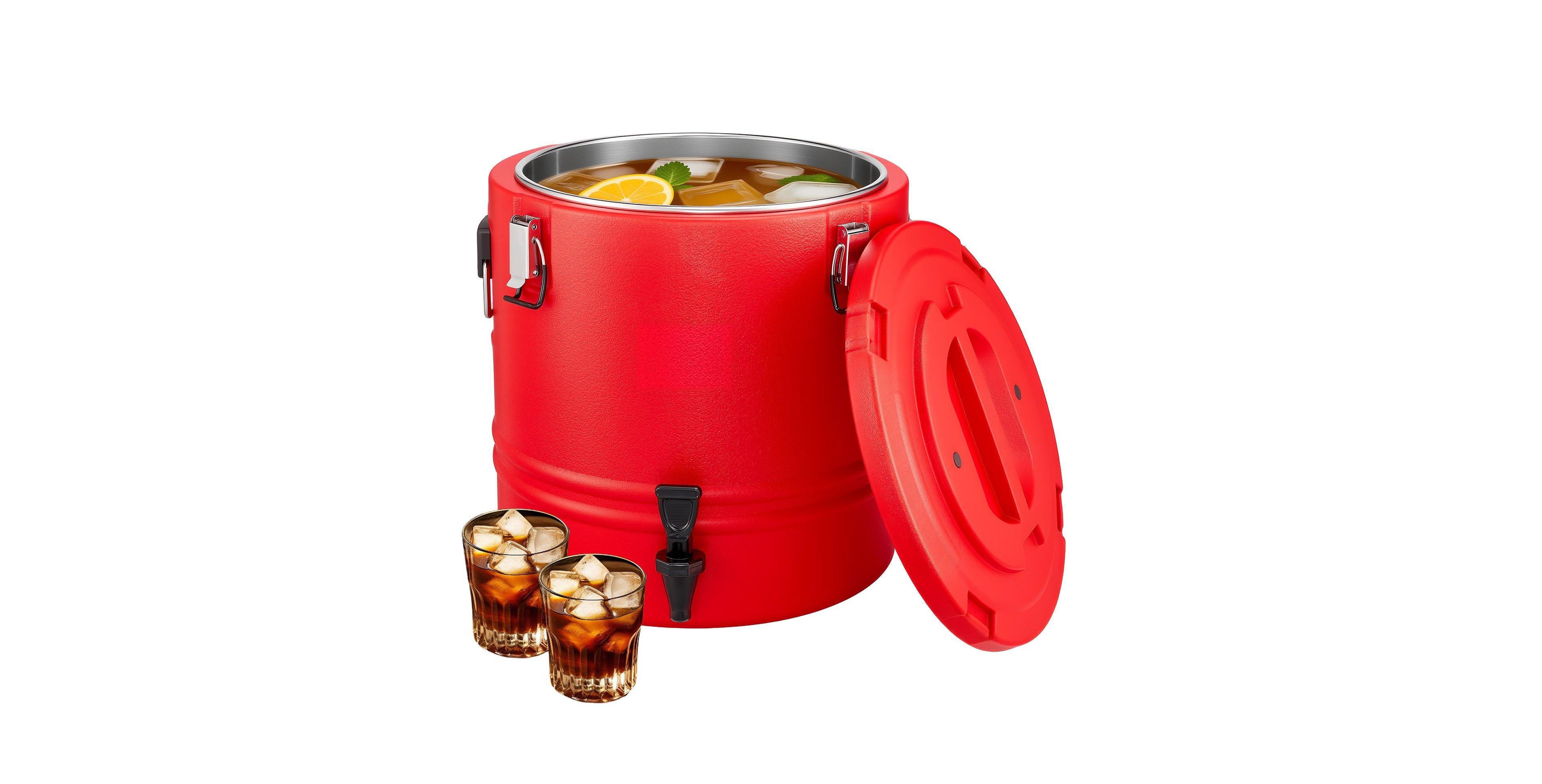 Cozito Insulated Beverage Dispenser, 8 Gal 30L Hot and Cold Drink Server with Spigot