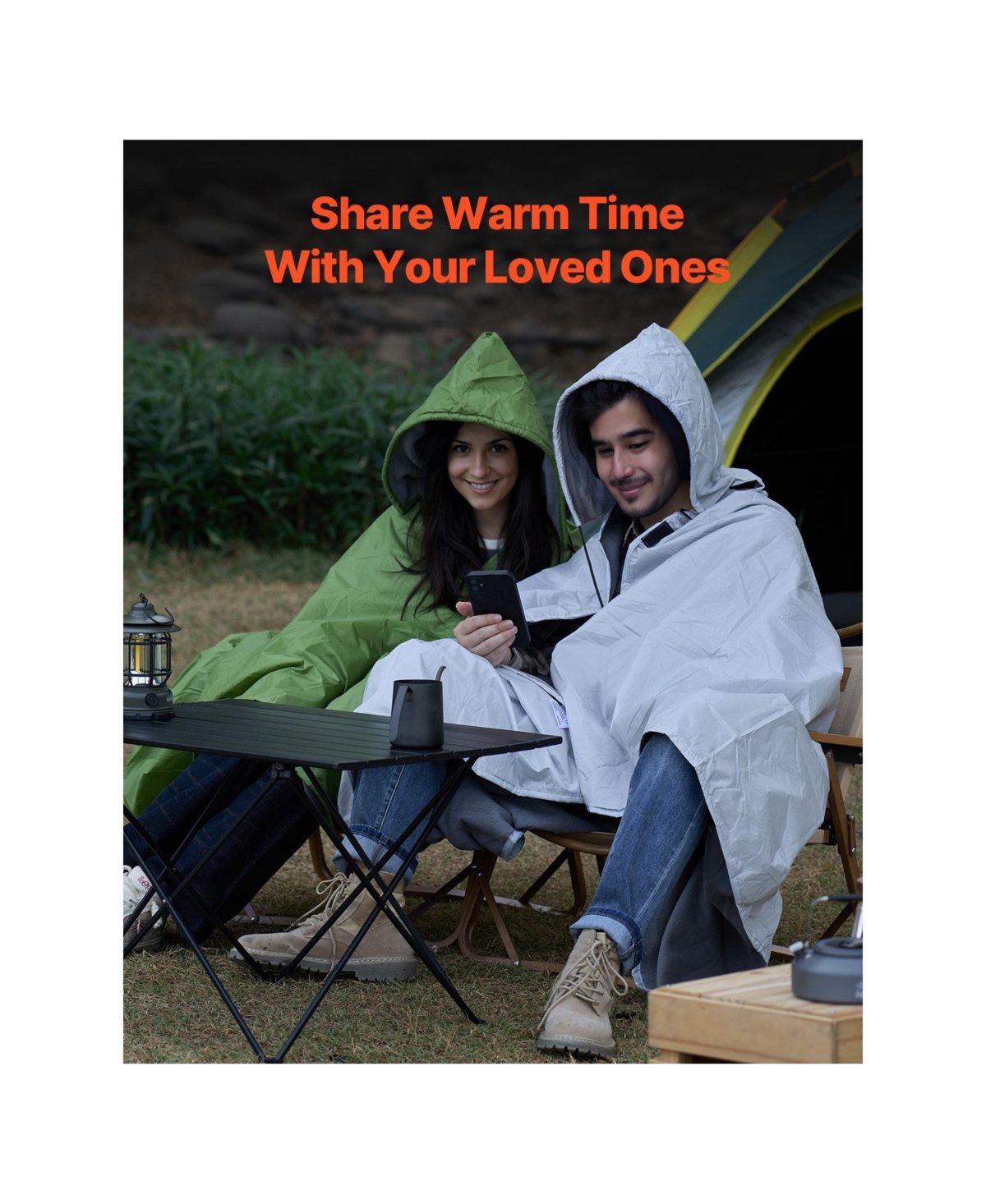 Cozito Wearable Camping Blanket, Polyester Fleece Stadium Blanket