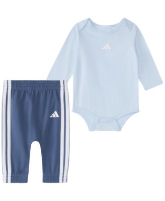 Baby Boys' Logo Long-Sleeve Bodysuit and Pants Set, 2-Piece Set