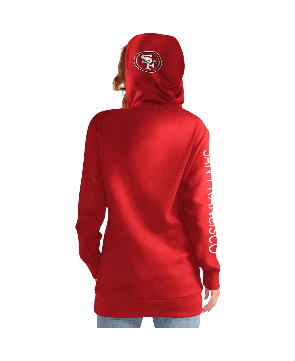 G-iii 4Her by Carl Banks Women's Scarlet San Francisco 49ers Extra Inning Pullover Hoodie
