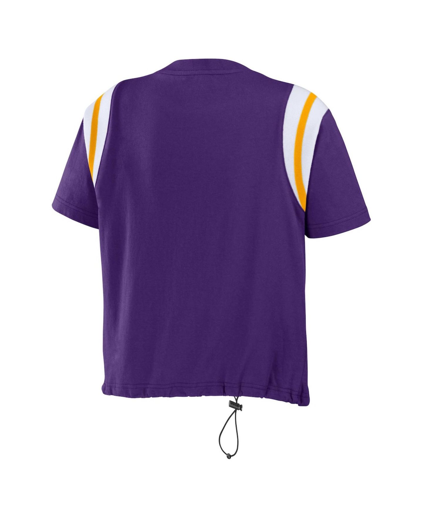 Женская футболка WEAR by Erin Andrews Purple Minnesota Vikings Cinched Color Block — фото 3