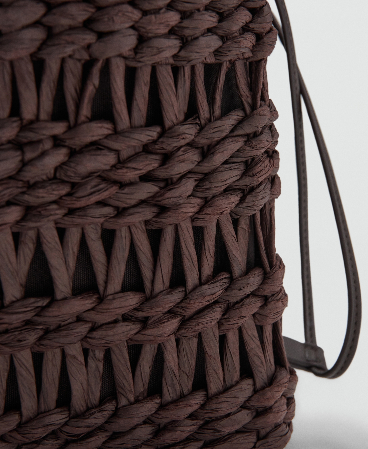 Mango Women's Medium Natural Fiber Tote Bag