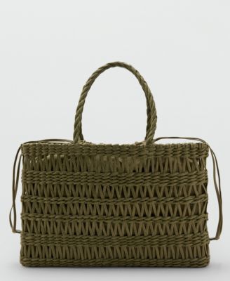 Women's Natural-Fiber Tote Bag