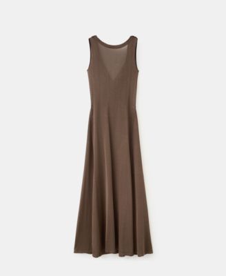 Women's Draped Back Long Dress