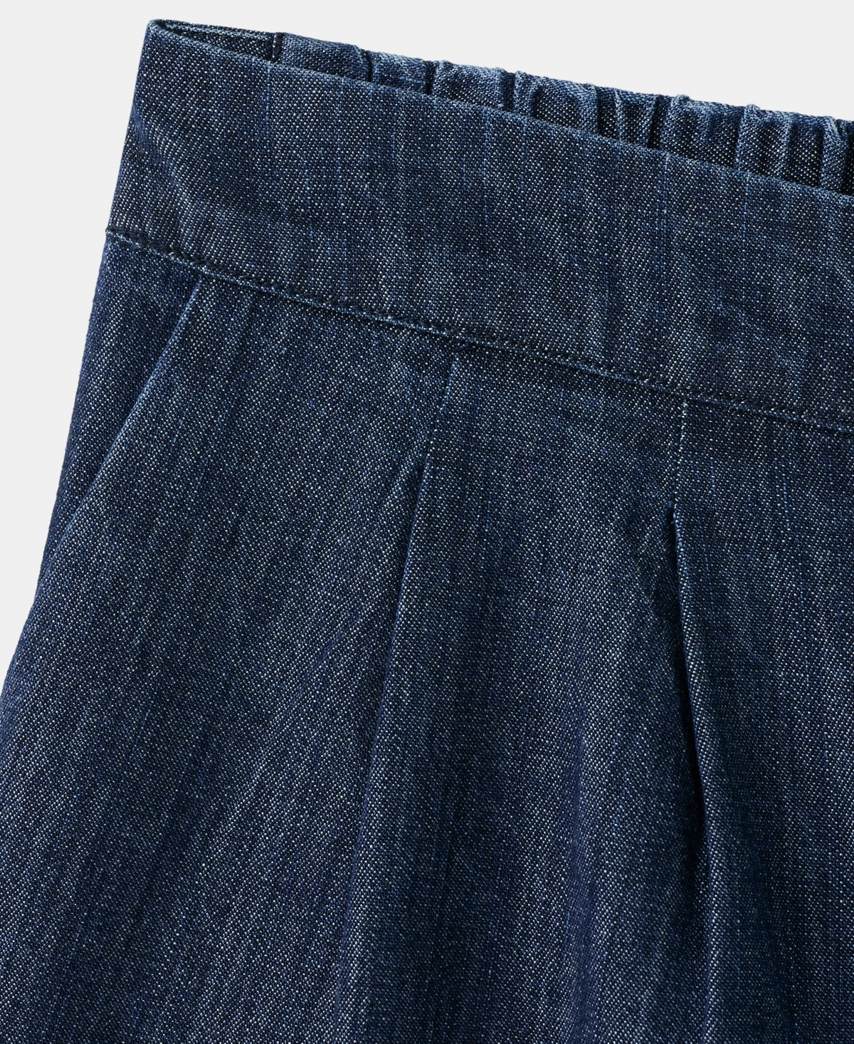Mango Women's Contrast Trim Denim Shorts