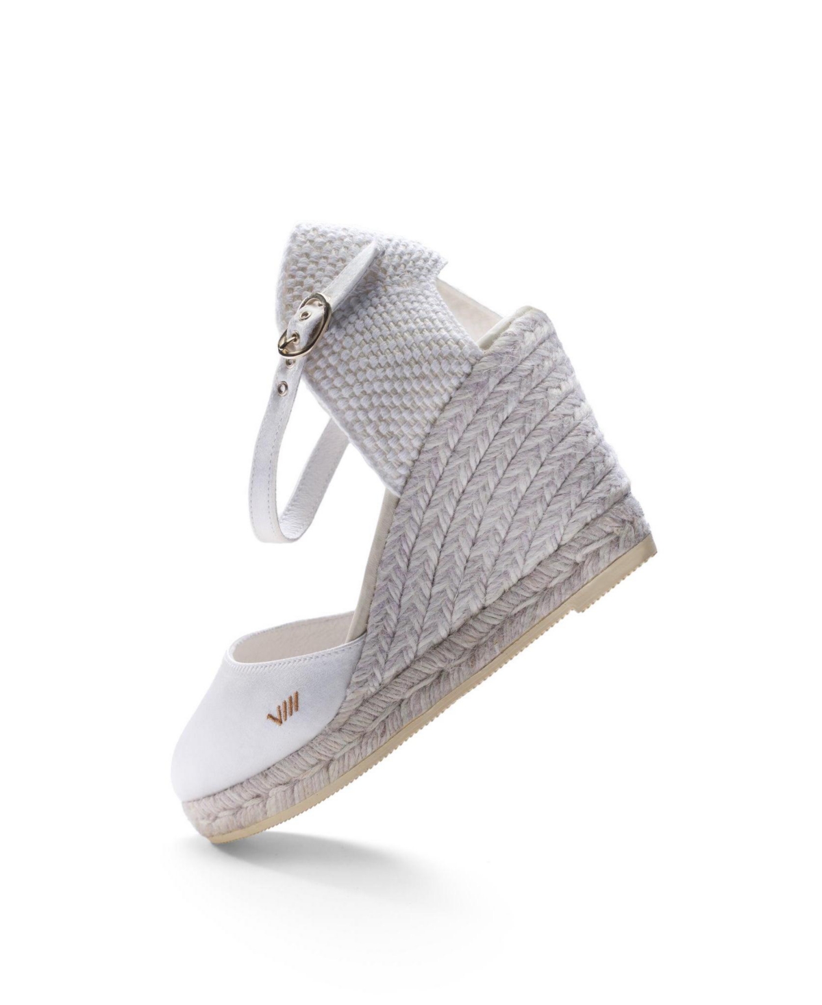 Viscata Women's Satuna Limited Edition Silk Espadrille Wedges Ankle Strap