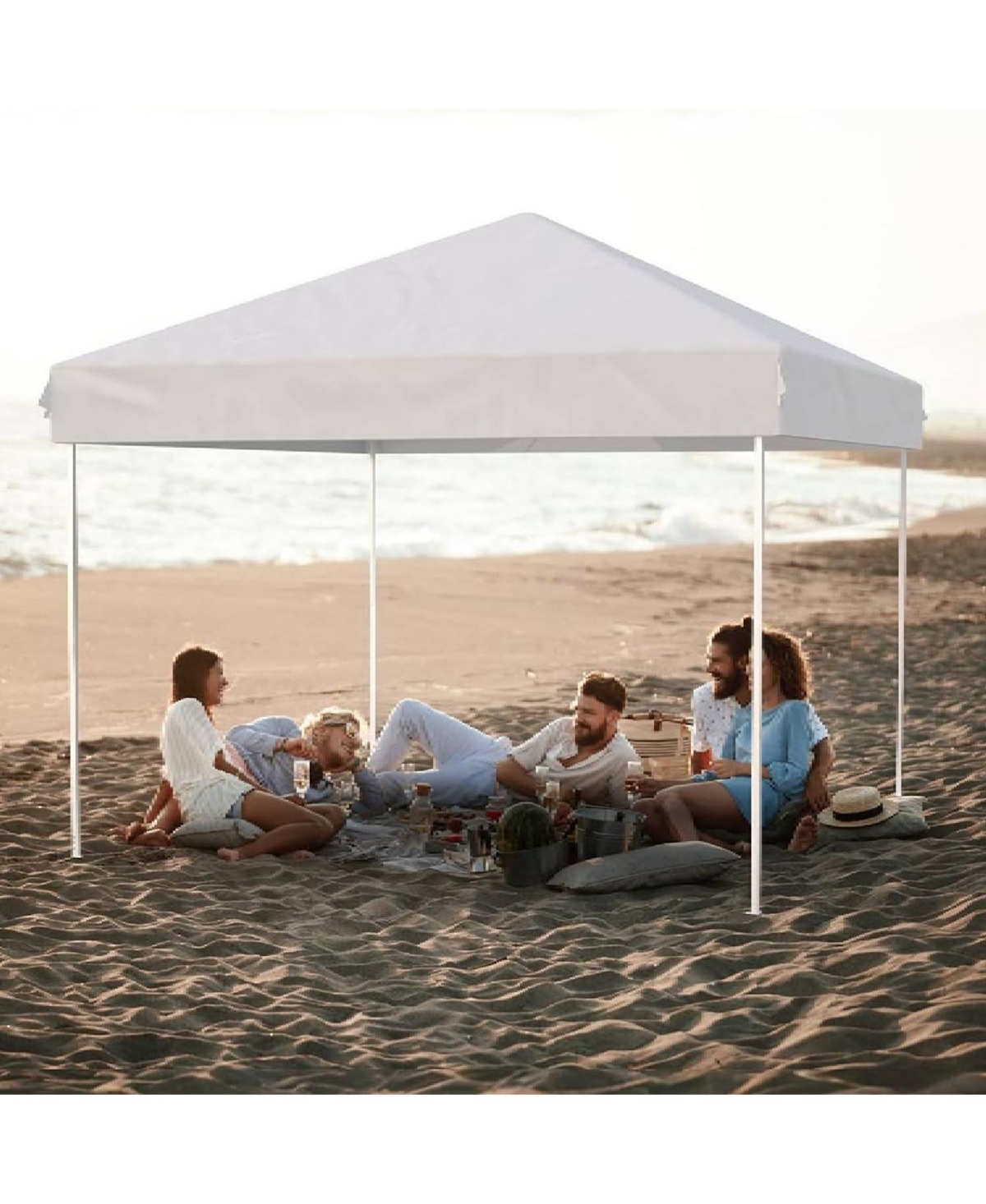 gaomon Outdoor Pop Up Canopy Tent with 1 Removable Sidewall,