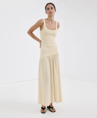 Women's Asymmetrical-Cut Knit Dress