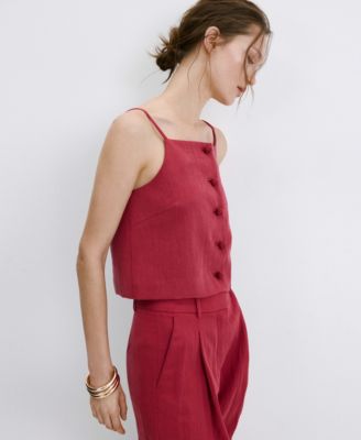 Women's Lyocell Button Top