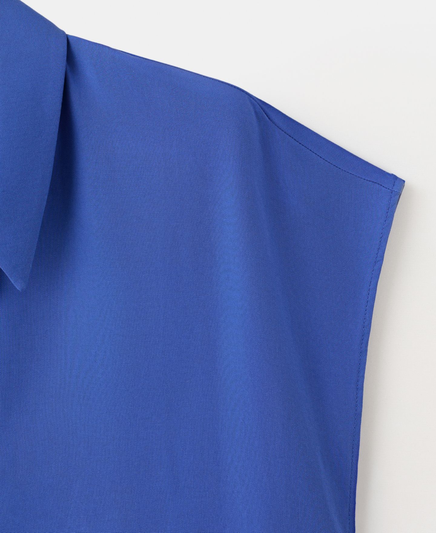 Женская рубашка Mango Short-Sleeved Lyocell, цвет: Синий — фото 7