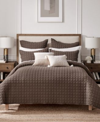 Cloud Waffle Textured 3-Piece Quilt Set, Full/Queen