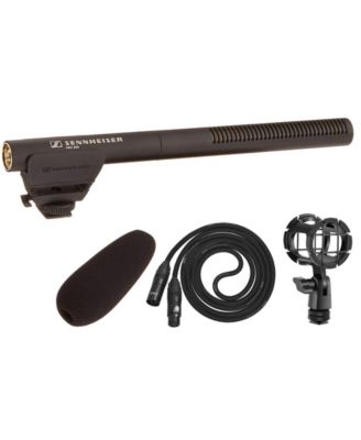 MKE 600 Shotgun Microphone Kit - XLR Video Mic with Shockmount, Cable & Foam Windscreen