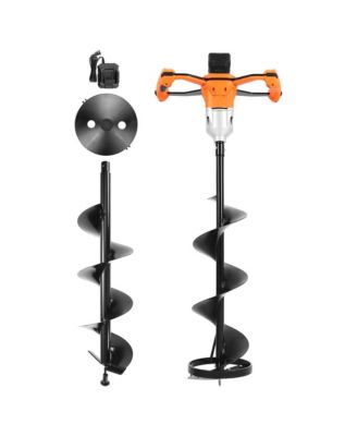 20V Cordless Ice Auger with 8 in 2-in-1 Drill Bit and Brushless Motor