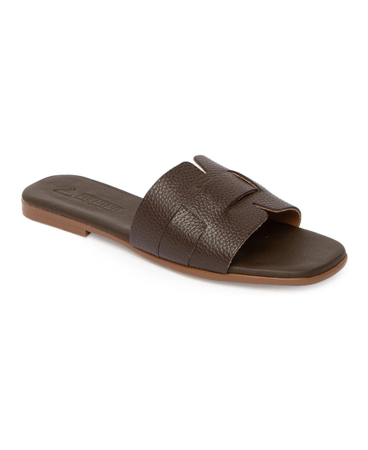 Женские сандалии Menina Step Lucila Flat Sandal, цвет: Шоколадный — фото 1
