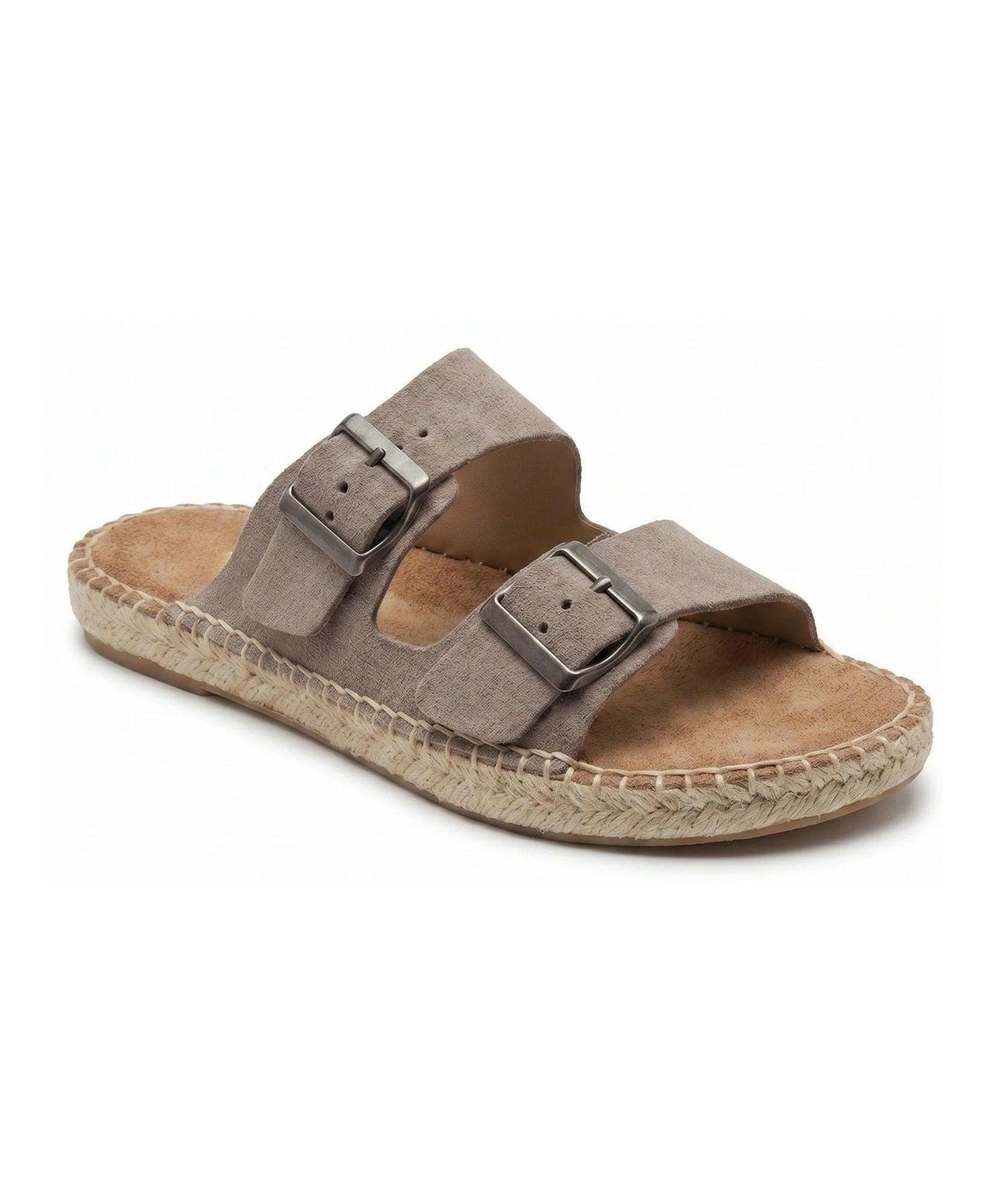 Женские сандалии Menina Step Ergonomic Flat Sandal, цвет: Серо-бежевый — фото 1
