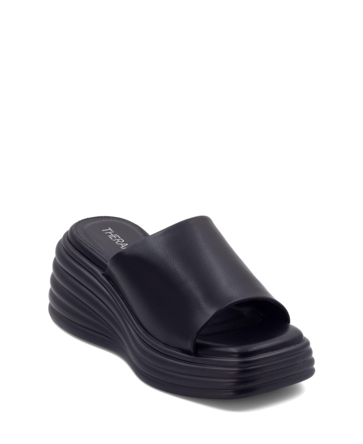 Therapy Australia Women's Flaunt Square Toe Wedge Sandal