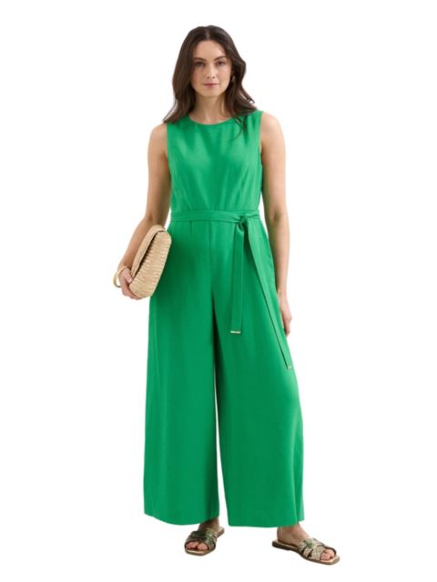 Женский комбинезон Phase Eight Marta Wide Leg Jumpsuit, цвет: Зелёный
