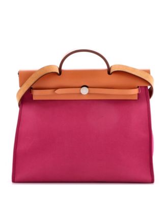39 Herbag Zip Leather and Toile