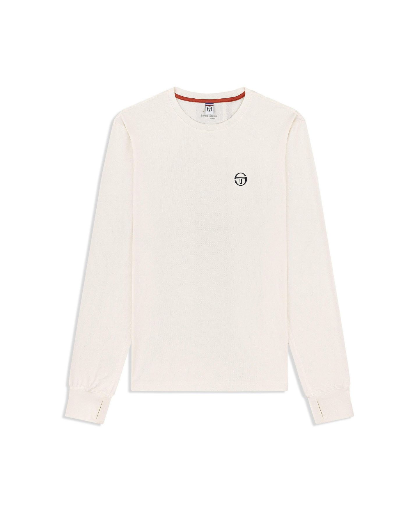 Мужская футболка Sergio Tacchini Attivo Damarindo Long Sleeve, цвет: Gardenia — фото 5