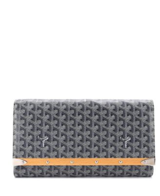 MM Monte Carlo Clutch Coated Canvas