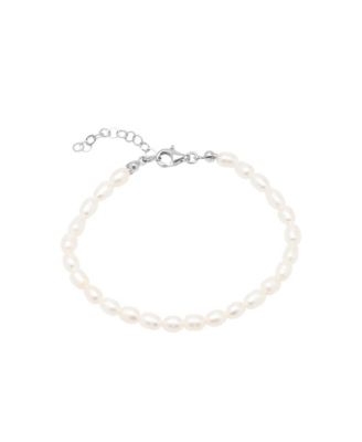 Natural Freshwater Real Seed Pearl Strand Bracelet