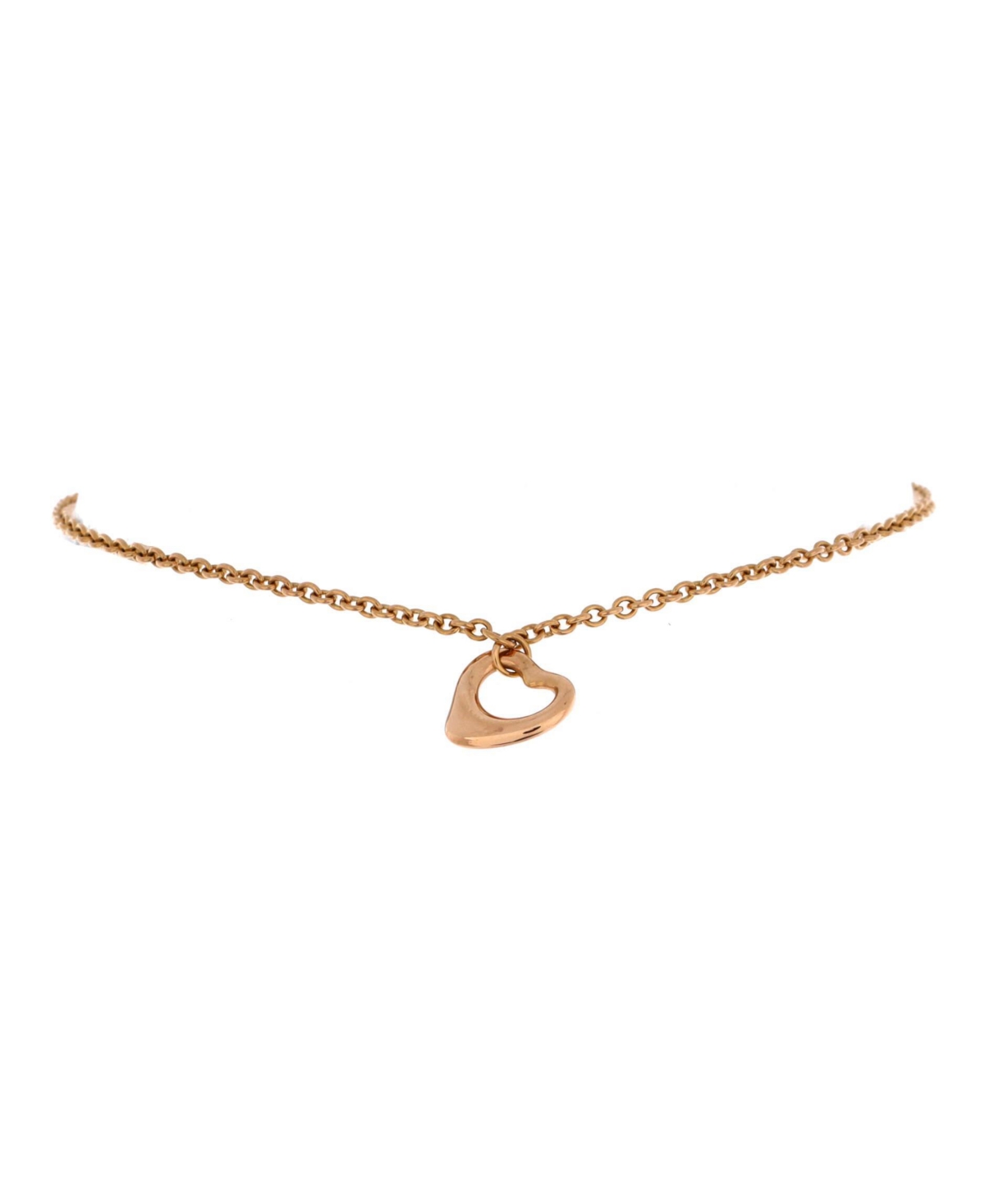 Pre-Owned Tiffany & Co Elsa Peretti Open Heart Charm Bracelet