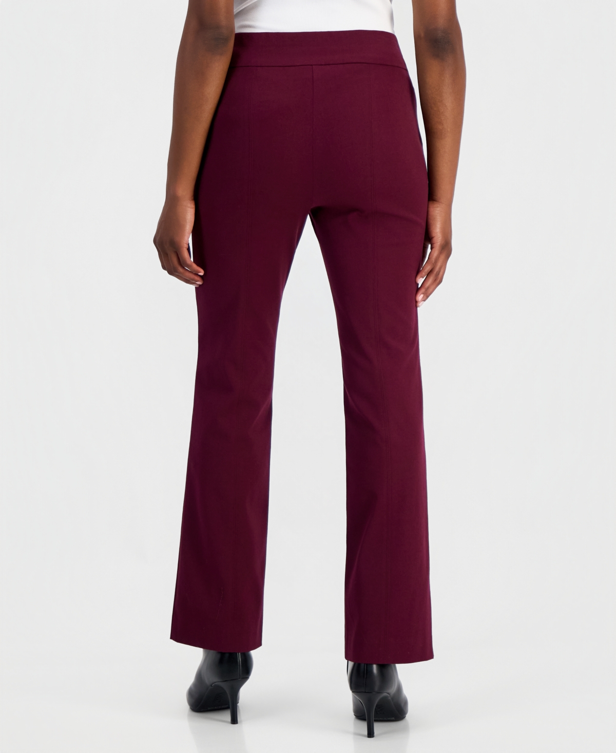 I.n.c. International Concepts Petite Pull-On Bi-Stretch Bootcut Pants, Macy's Exclusive