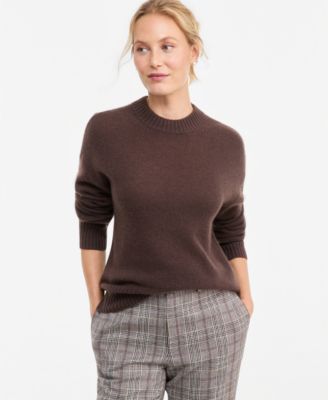 Women's 100% Cashmere Relaxed Crewneck Sweater