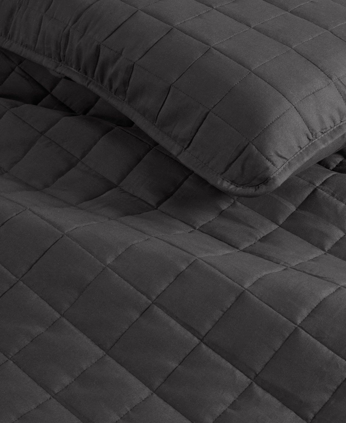 ienjoy Home Ultra Soft Square Pattern Quilted Coverlet Set