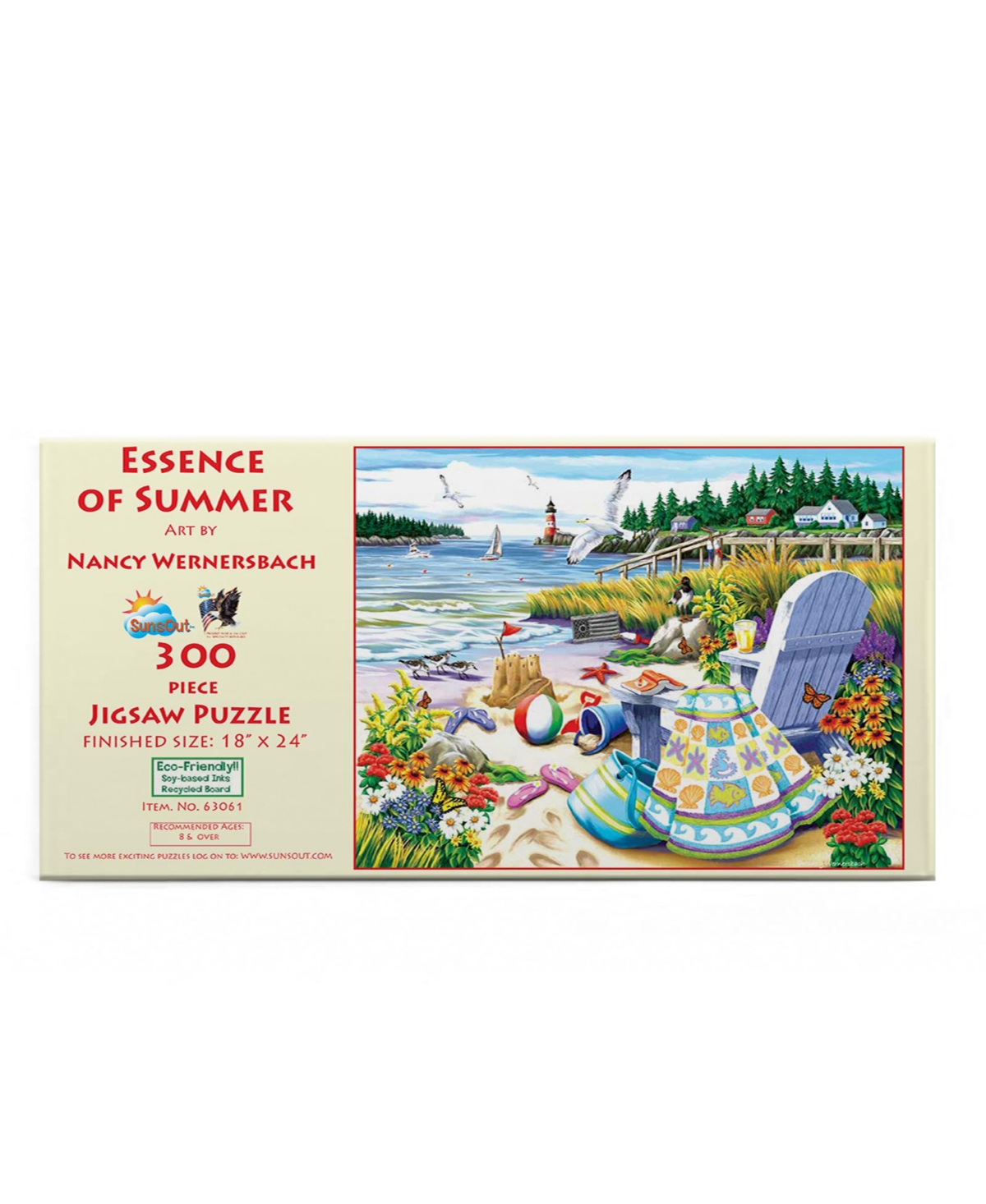 SunsOut Essence of Summer 300 piece Jigsaw Puzzle for Adults