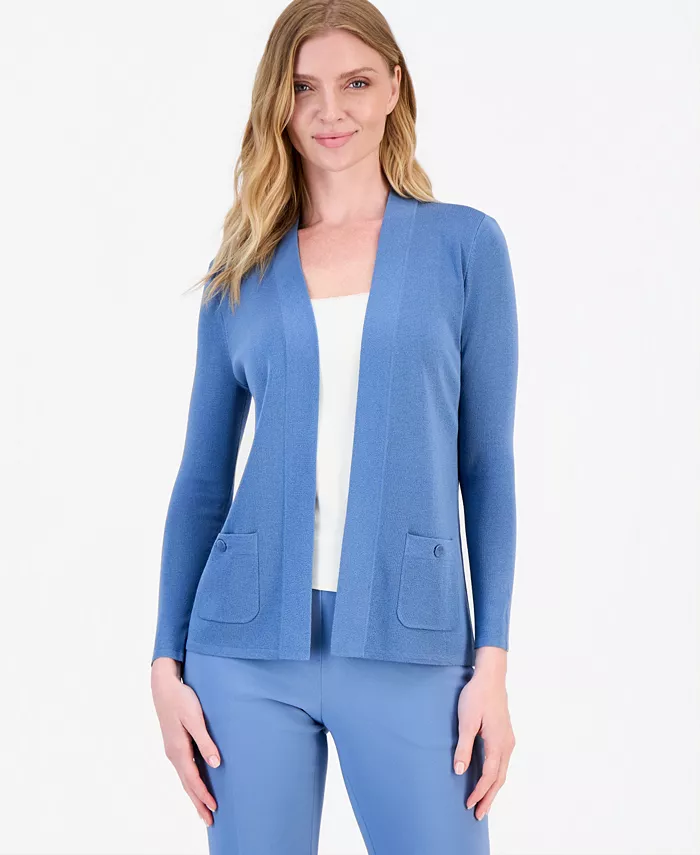 Women's Fine Rib Open-Front Malibu Cardigan - thumbnail 4