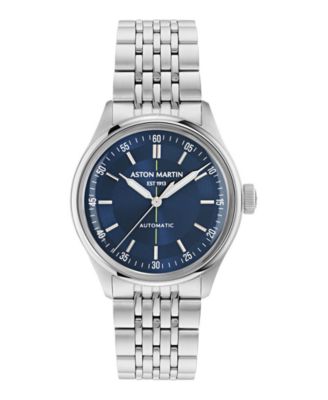 Men's Automatic Blue Stainless Steel Bracelet Watch 39mm