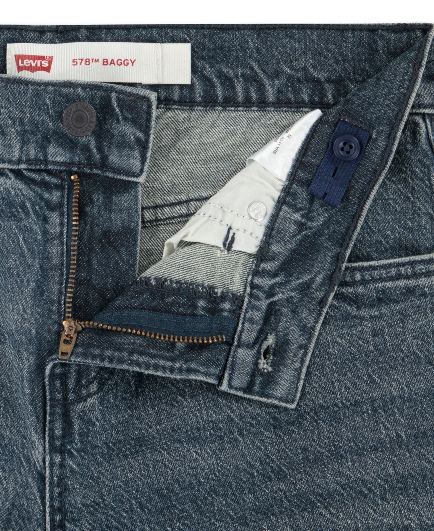 Джинсы Levi's 578 Baggy-Fit для мальчиков, цвет: All Night — фото 3